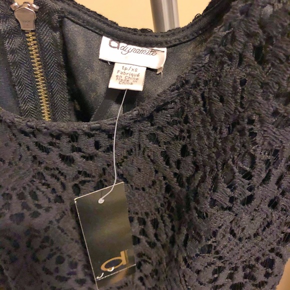 💜Dynamite Little Black Lace Dress - Picture 3 of 4